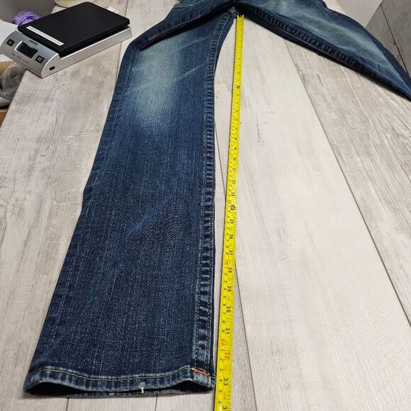 True Religion Billy Jeans Womens 30 Studs Details Flaps Pockets Mid Rise Western - Picture 5 of 15